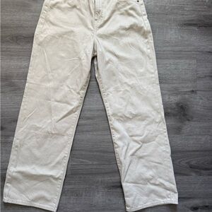 Uniqlo Light Tan Denim Pants